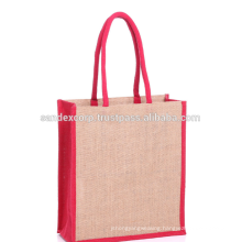 Tote Bag Jute And Cotton